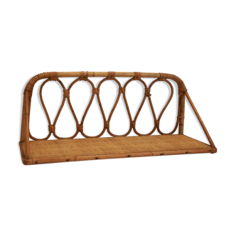 Rattan shelf