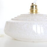 White Clichy glass hanging