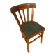 Vintage BAUMANN Mado Wood Bistro Chair with Green Seat
