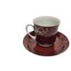 Vintage Polish cup and saucer from Wałbrzych Pottery, 1970s, set of 2