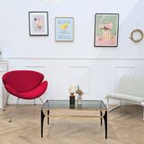 Table basse moderniste en verre