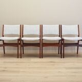 Set of four teak chairs, Danish design, 1970s, production: Denmark