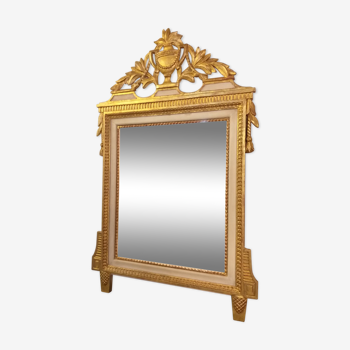 Mirror style empire lacquered wood - 99x63cm