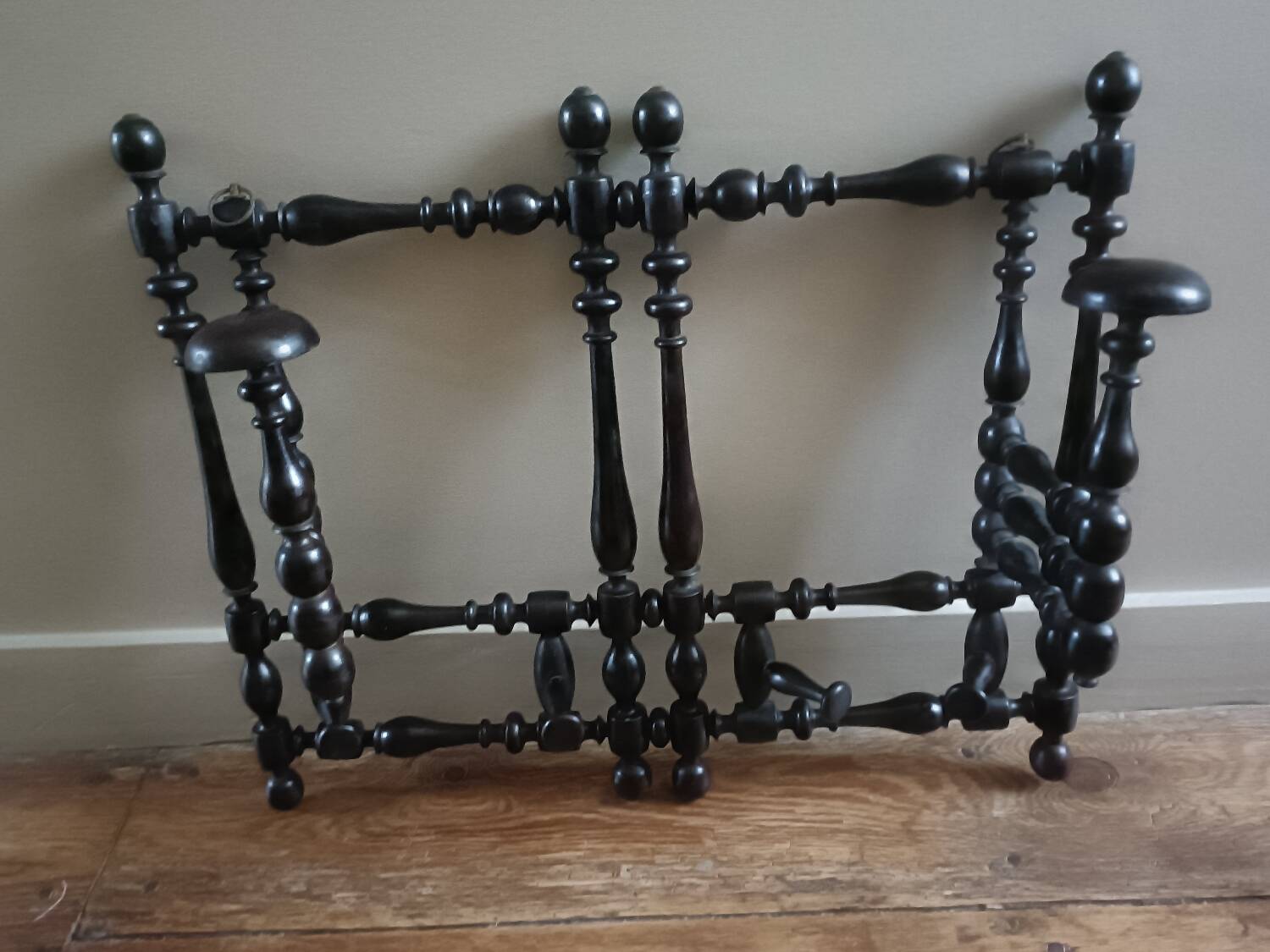 Napoleon III style wall-mounted coat rack