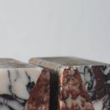 Art Deco French Marble Bookends, 1930s, Set of 2