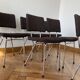 Lot de 6 chaises années 60