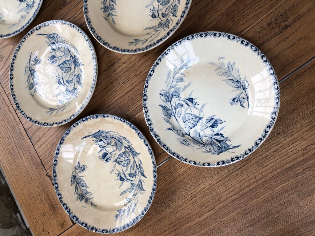 6 iron earth plates model "Marthe"