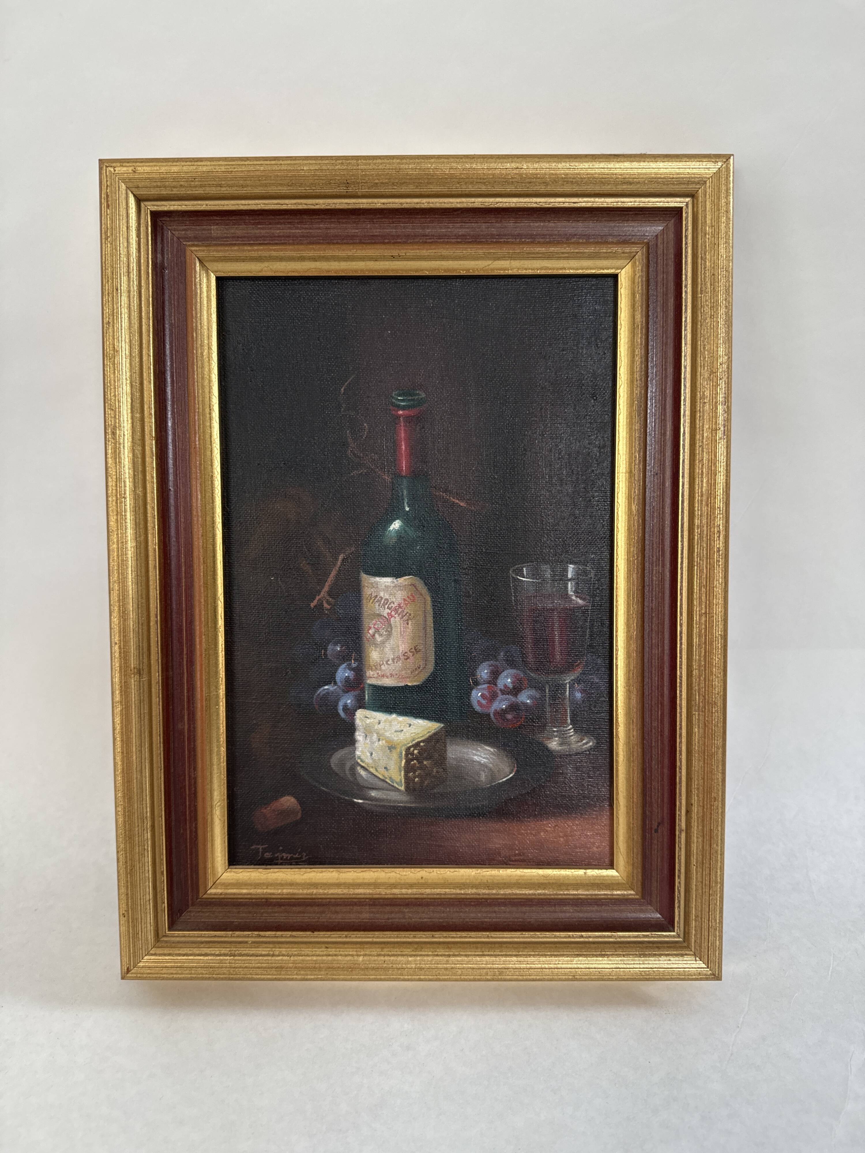 Oil painting on canvas still life