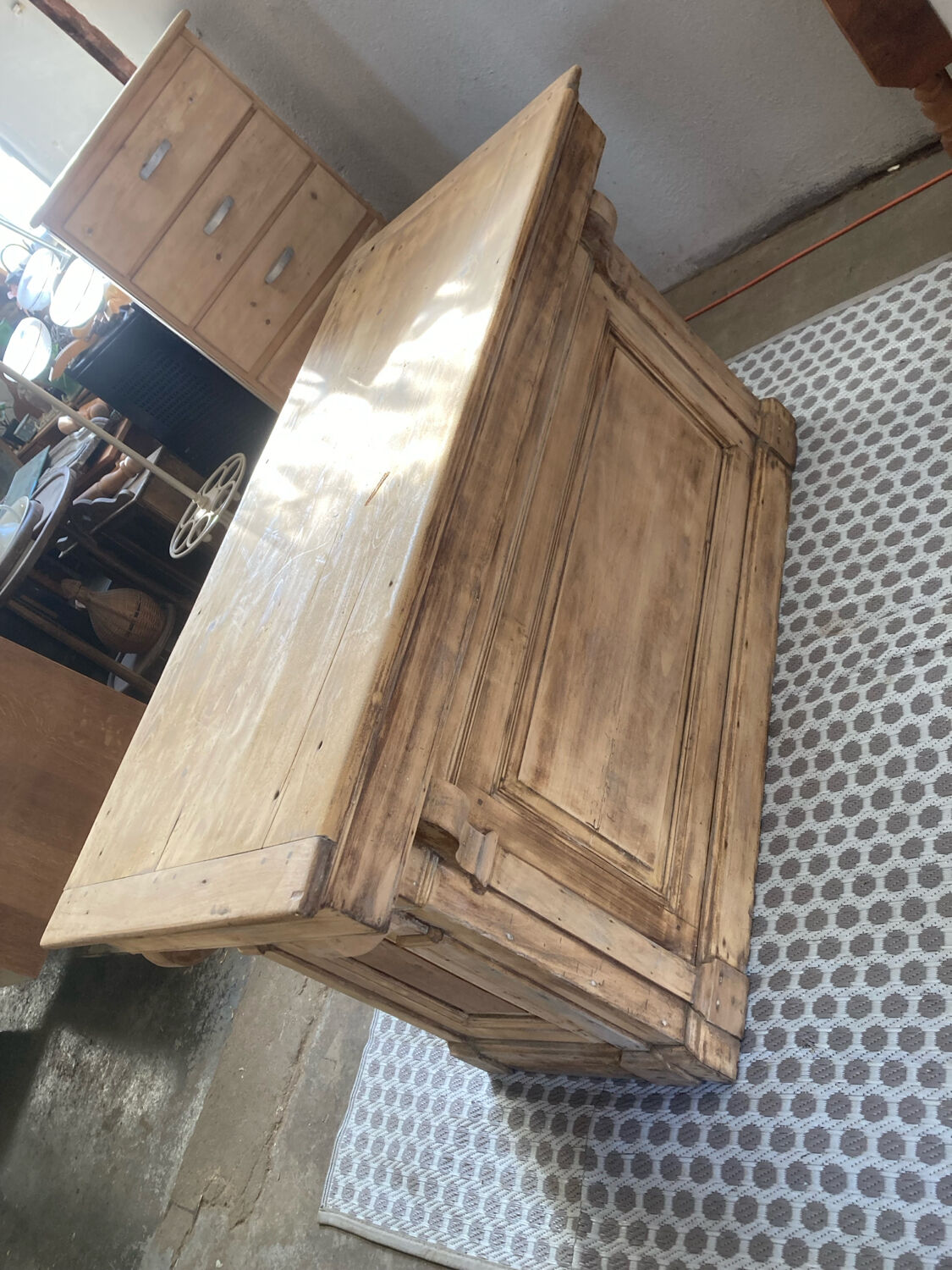 Restored antique trade counter