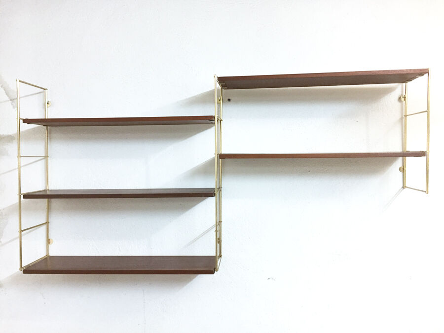 Shelf wall double string, 1960