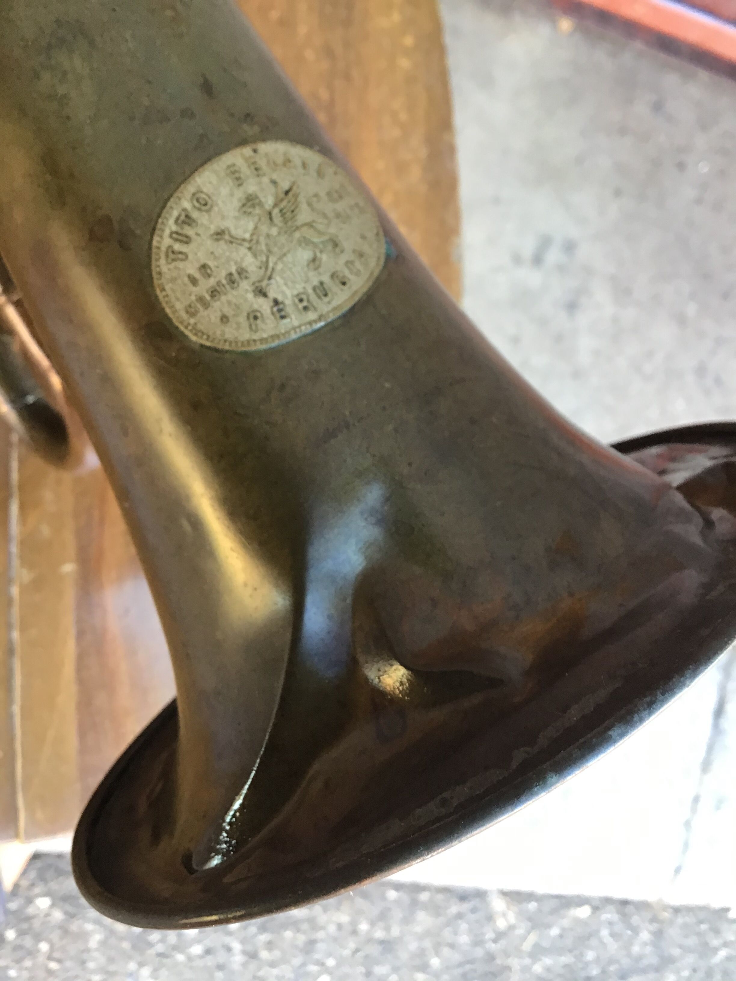 Vintage trumpet Tito Belati in Peruggia