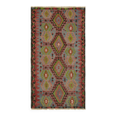 Turkish Handmade Vintage Anatolian Kilim 168 cm x 298 cm