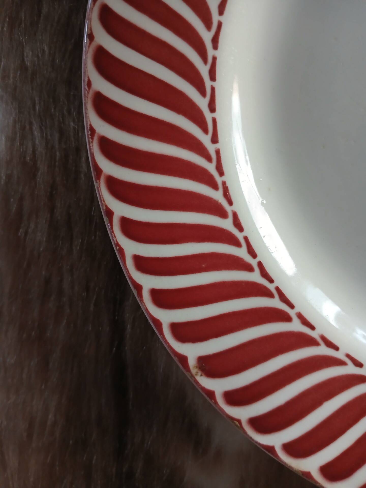 3 antique flat plates from Digoin and Sarreguemines