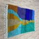 Colorful handmade Berber rug, traditional style, size 150 x 250 cm
