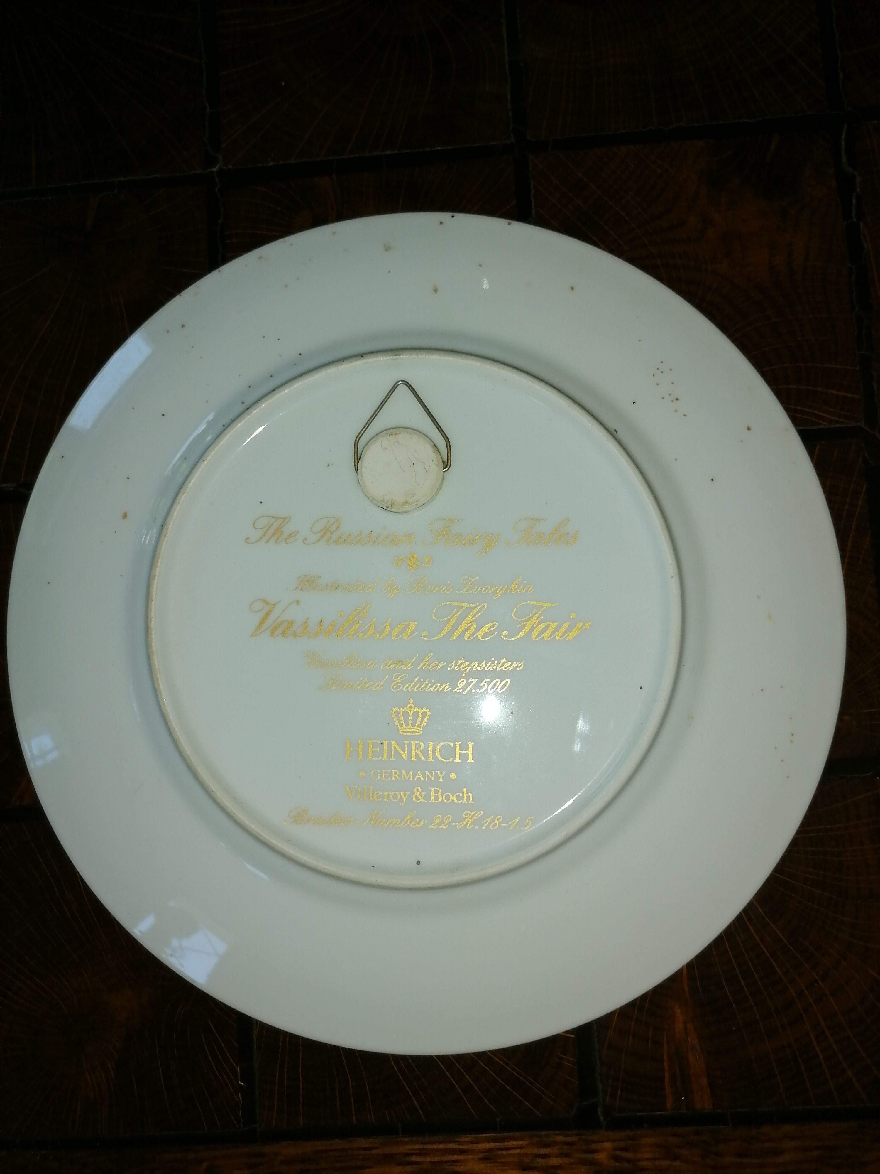 Assiette décorative de collection  Henrich Germany