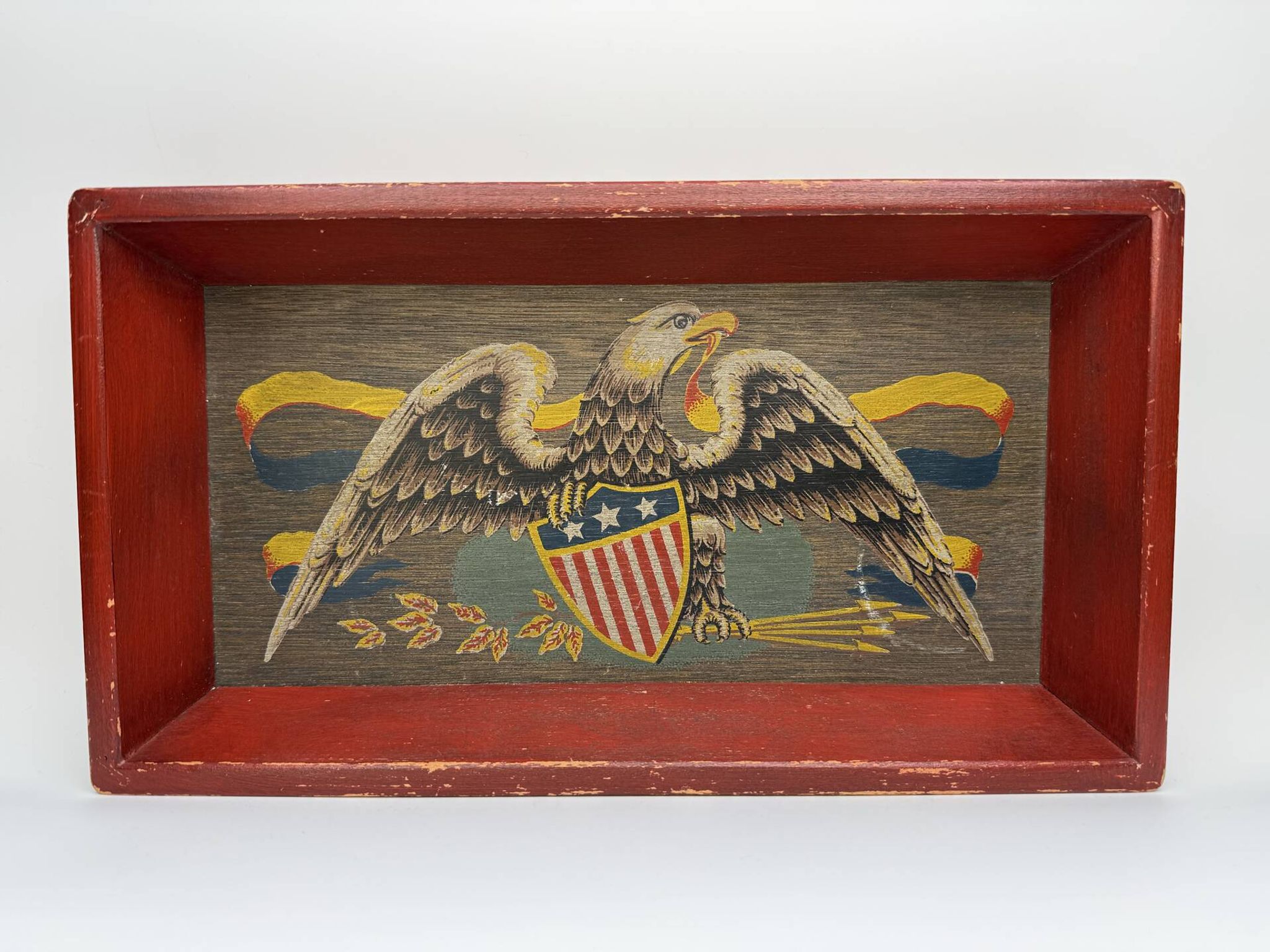 Vintage Yorkraft Inc. plate – American eagle – USA, 1960s