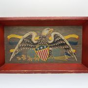 Vintage Yorkraft Inc. plate – American eagle – USA, 1960s
