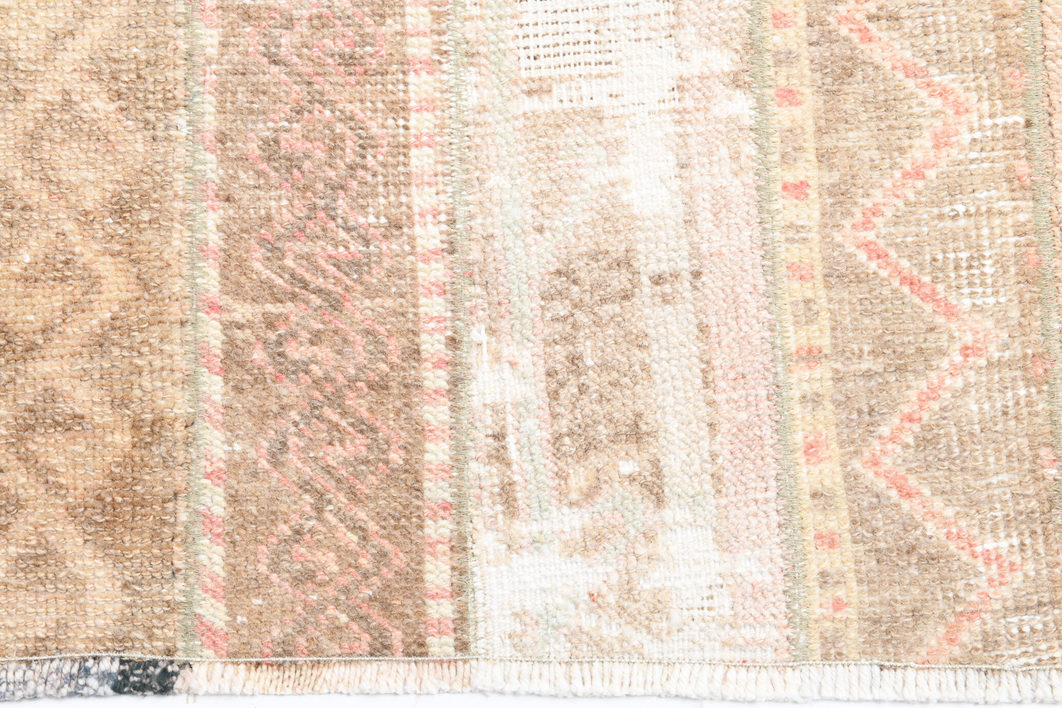 2x9 narrow vintage runner rug, 282x70cm