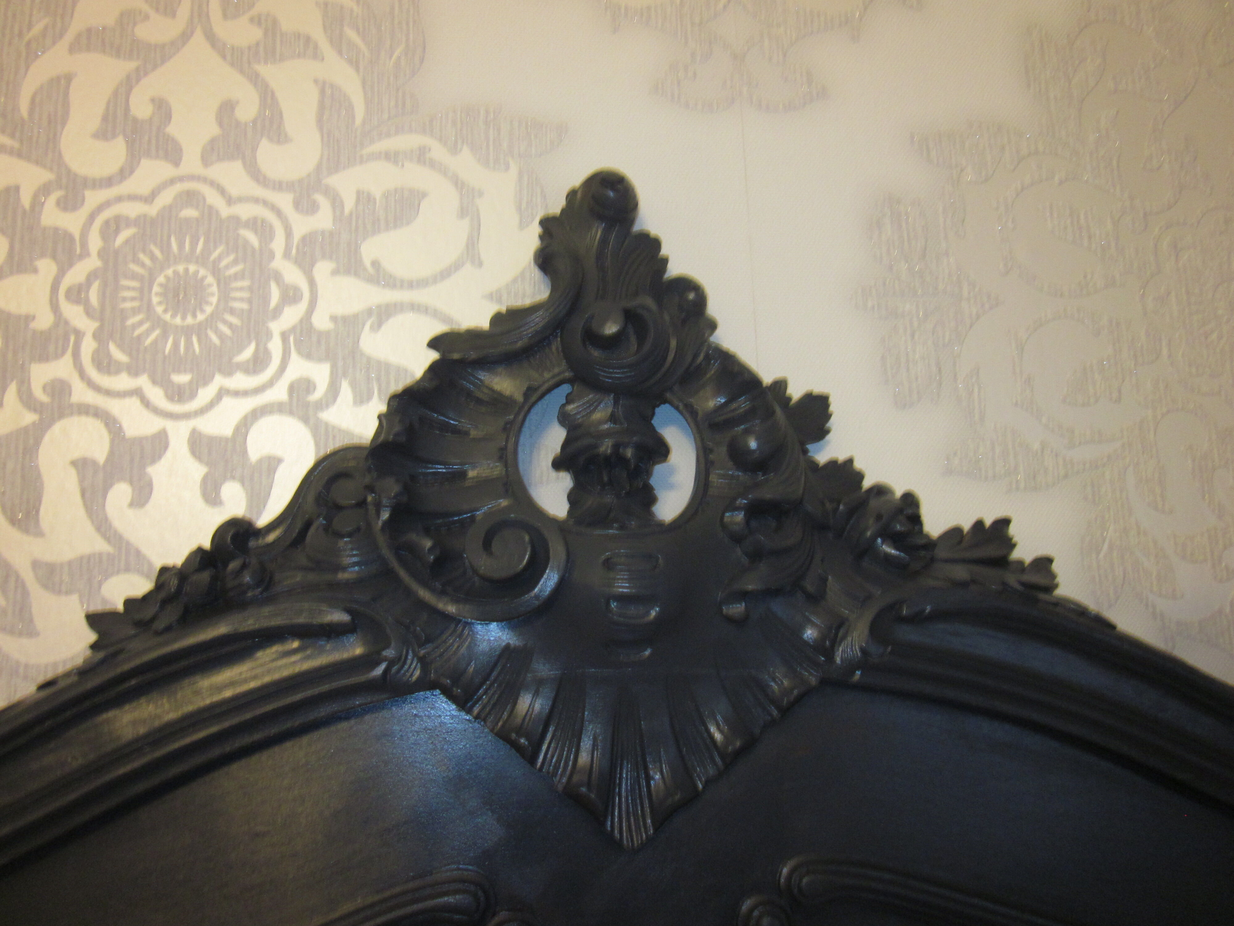 bed head louis xv grey anthracite