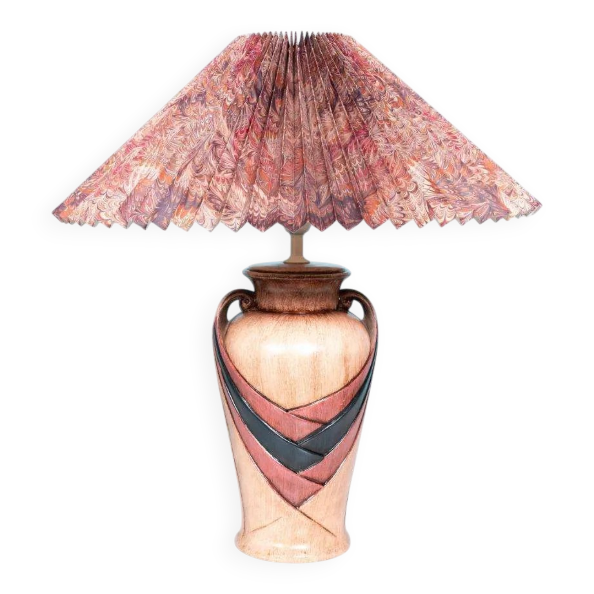 Scandinavian bohemian table lamp from the 70s/80s, postmodern.