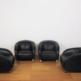 Liz armchairs by Natuzzi, 2000s, set of 4