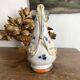 Antique polychrome porcelain jug, Orientalist decoration.