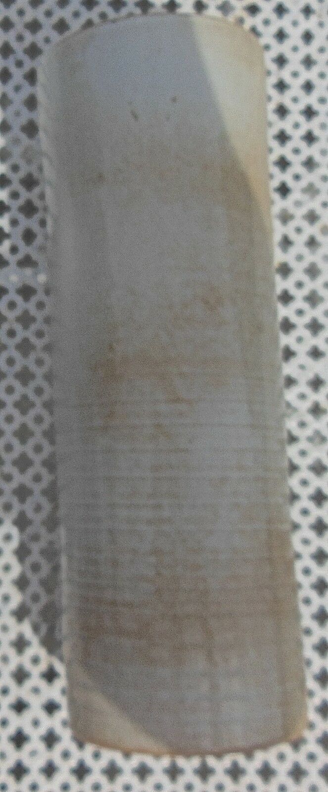 Enamelled ceramic roller vase