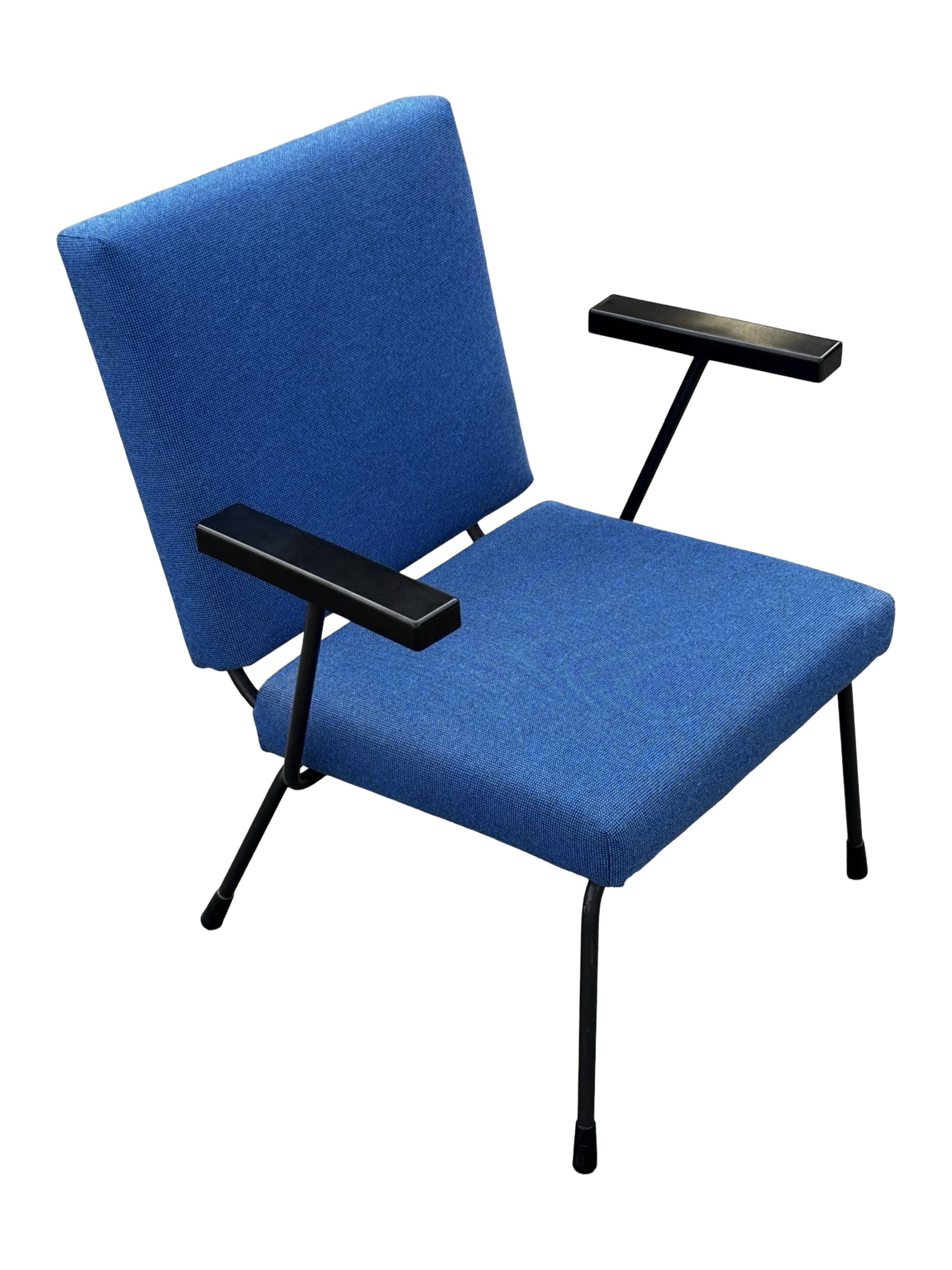 Ensemble vintage de deux fauteuils Gispen 1401 W Rietveld Design
