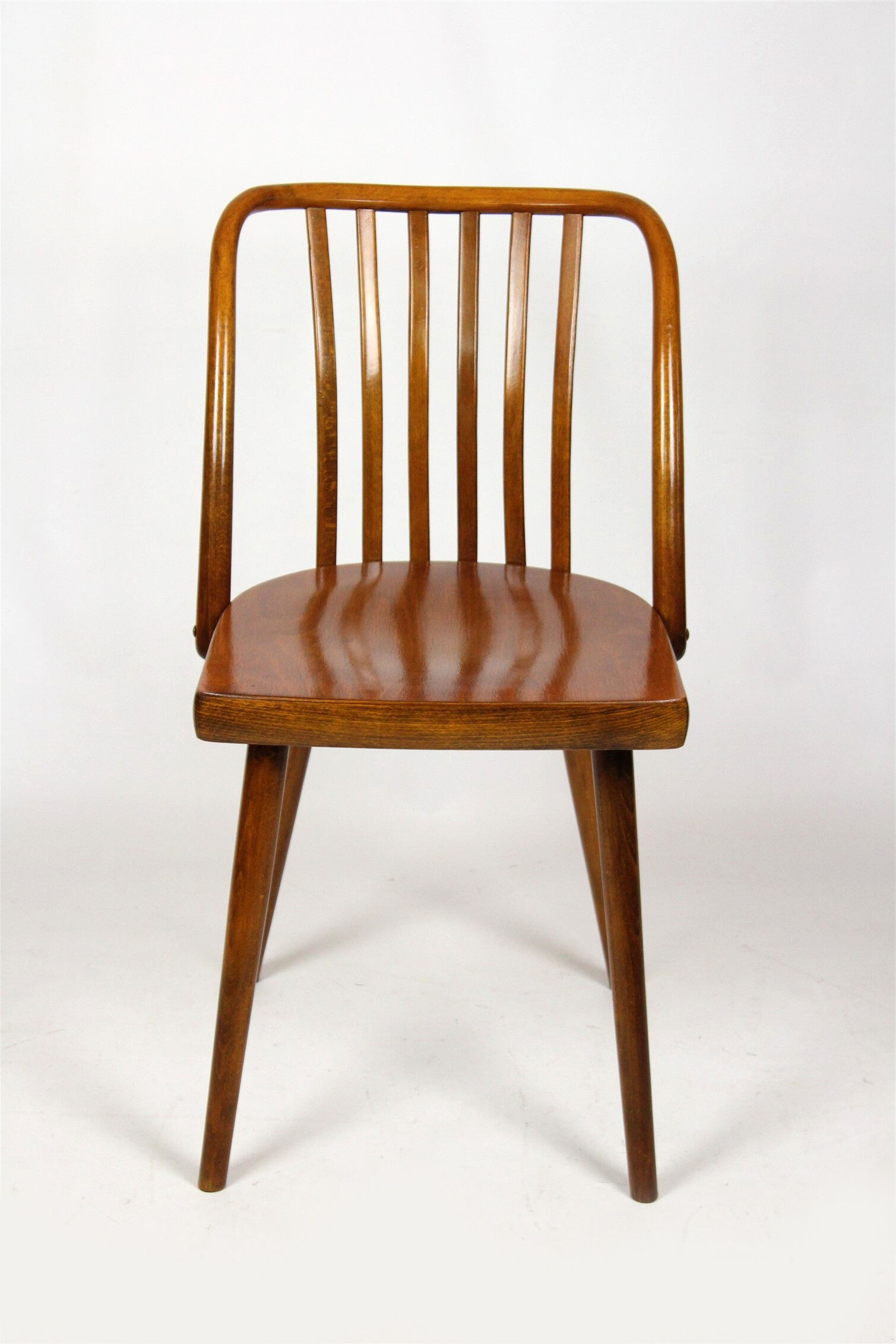 Czech wooden chairs by Antonin Suman for Ton 1960