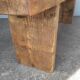 Old bench vintage ep 1960s solid wood