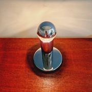 Space Age tubular lamp in chrome metal, 1970s