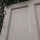 Old solid wood entrance door H225xW86cm right-hand push