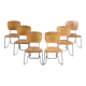 Suite de 6 chaises Alu-Flex par Armin Wirth, vers 1965