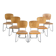 Suite de 6 chaises Alu-Flex par Armin Wirth, vers 1965