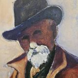 Paul Cézanne portrait painting