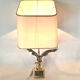 Pair of nickel eagle table lamps by Loevsky and Loevsky, 1970s