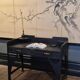 Sculptural desk by Jugend de N. Boman OY Finland, royal supplier to Sweden in 1927.