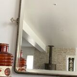 Barber mirror with chain 33 x 28 cm