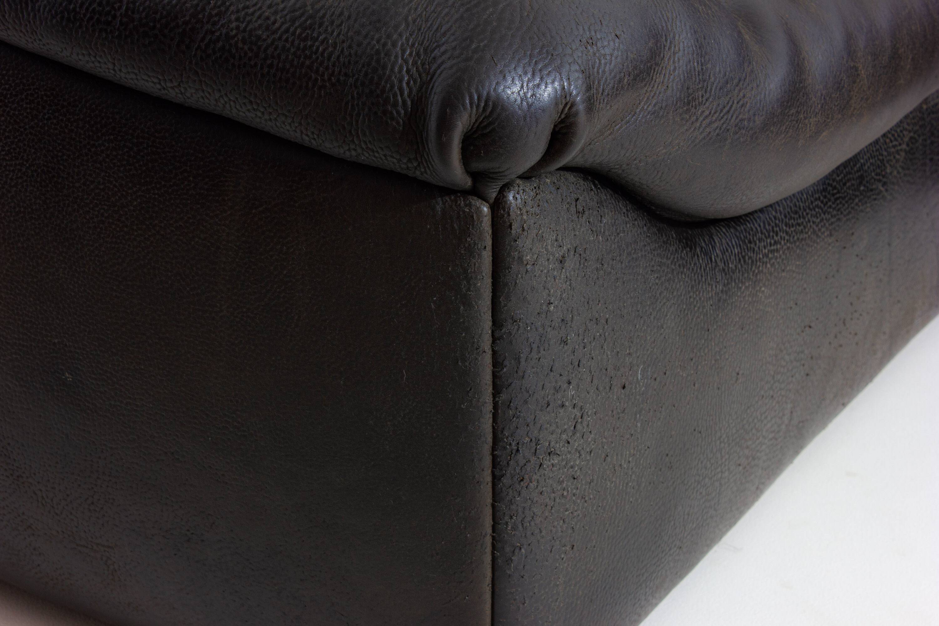 Large De Sede 'DS-46' Modular Sofa with armchair, Switzerland 1970s