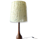Mid-century earthenware table lamp, France 1950s