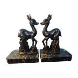 Book greenhouse in marble and bronze patinated regulator - Art Deco - 1920/40