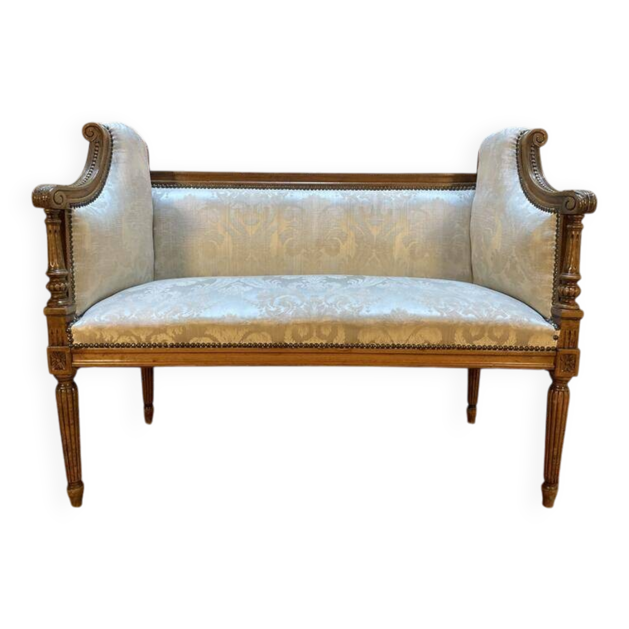 Banquette d'entrée de style Louis XVI