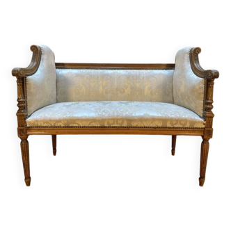 Banquette d’entrée de style Louis XVI