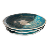 Set of ceramic wall plates