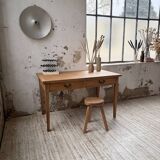Oak veneer desk 1950
