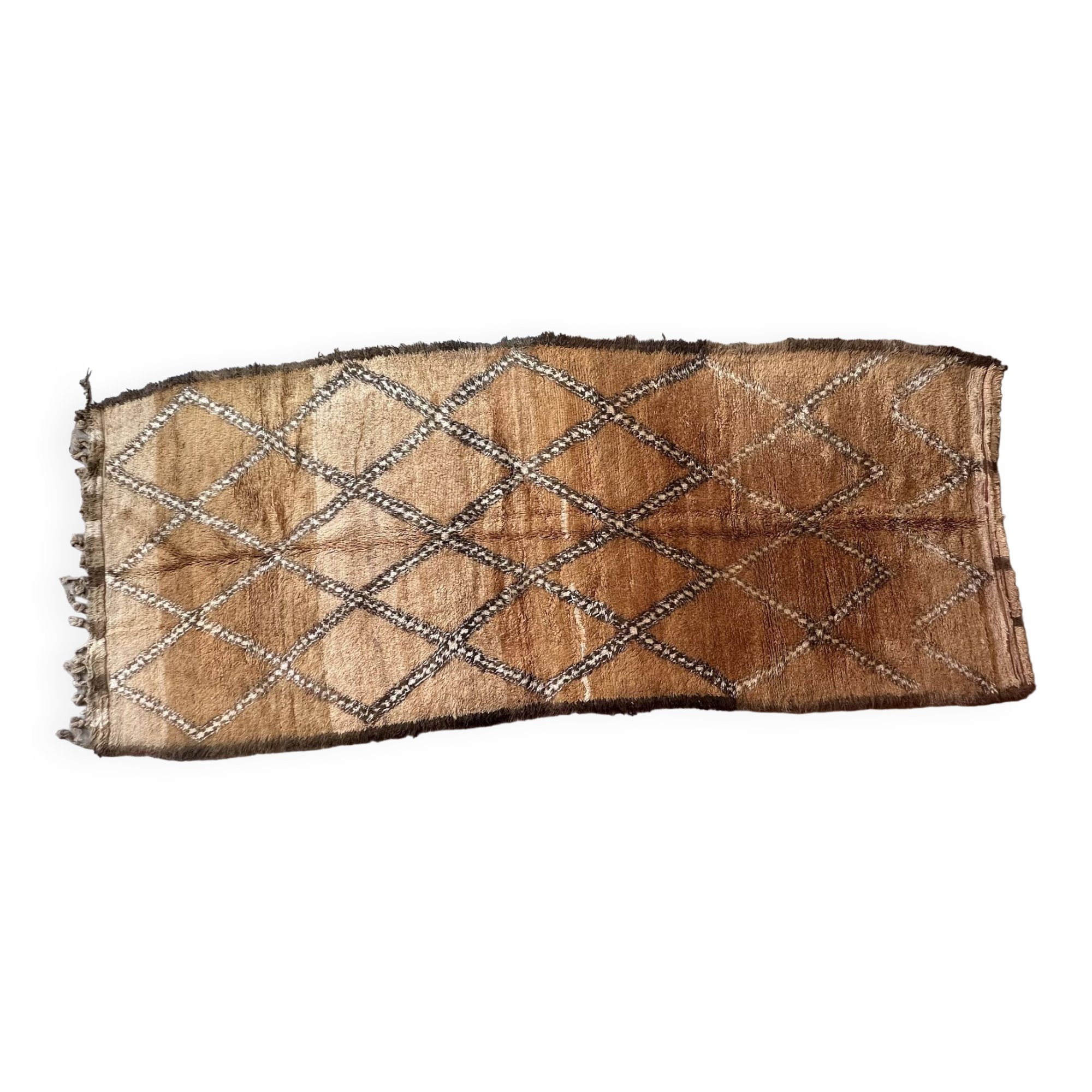 Marmoucha beige Berber rug - 424 x 170 cm