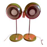 Pair of Eye-Ball lamps, 1970s