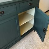 Vintage buffet dark green