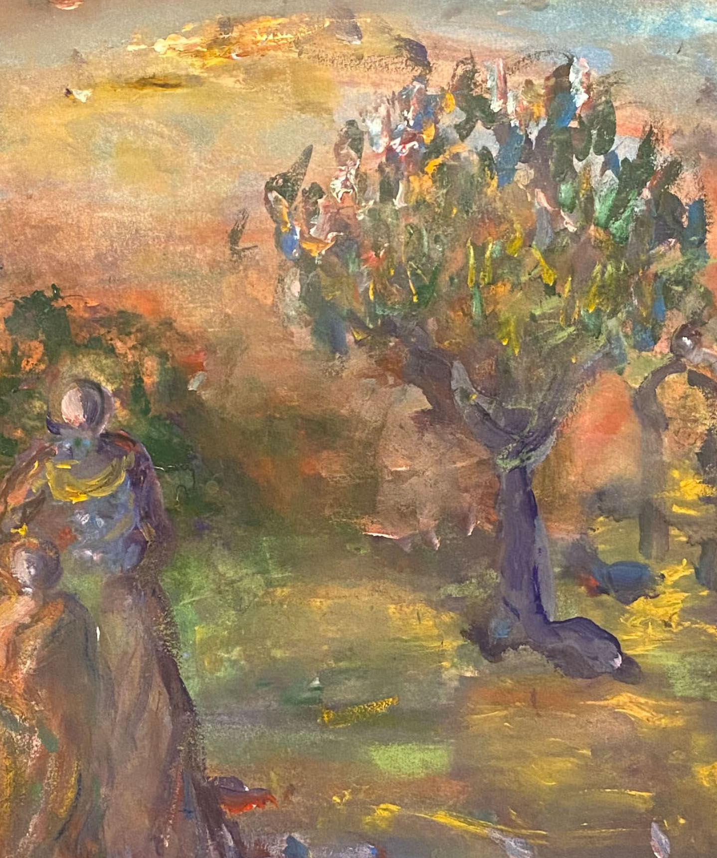 A visit to the tree by Henriette Barety