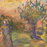 A visit to the tree by Henriette Barety